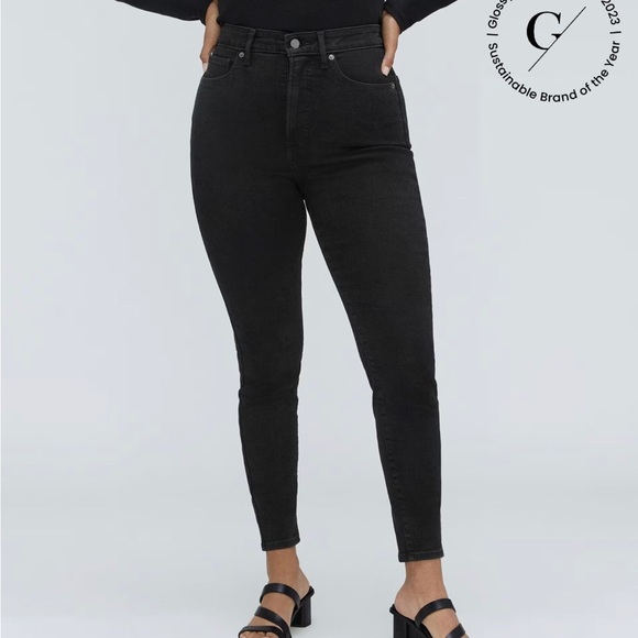 NEW Everlane The Curvy High Skinny Jean black size 26 - Picture 1 of 8